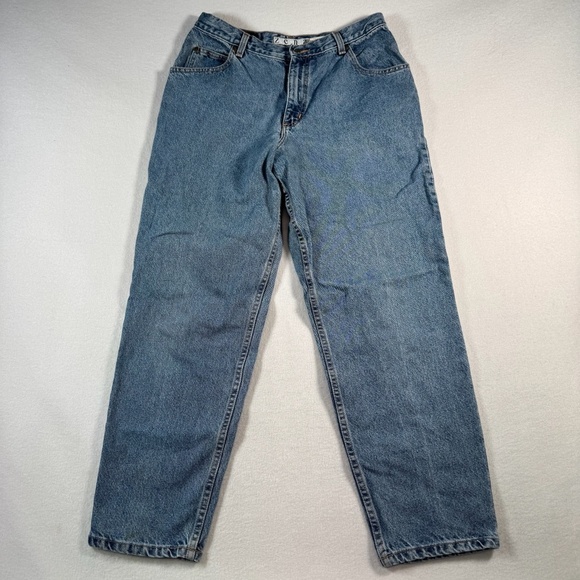 Zena Jeans Womens 14P Blue Mom Straight High Rise Medium Wash Vintage - Picture 1 of 13